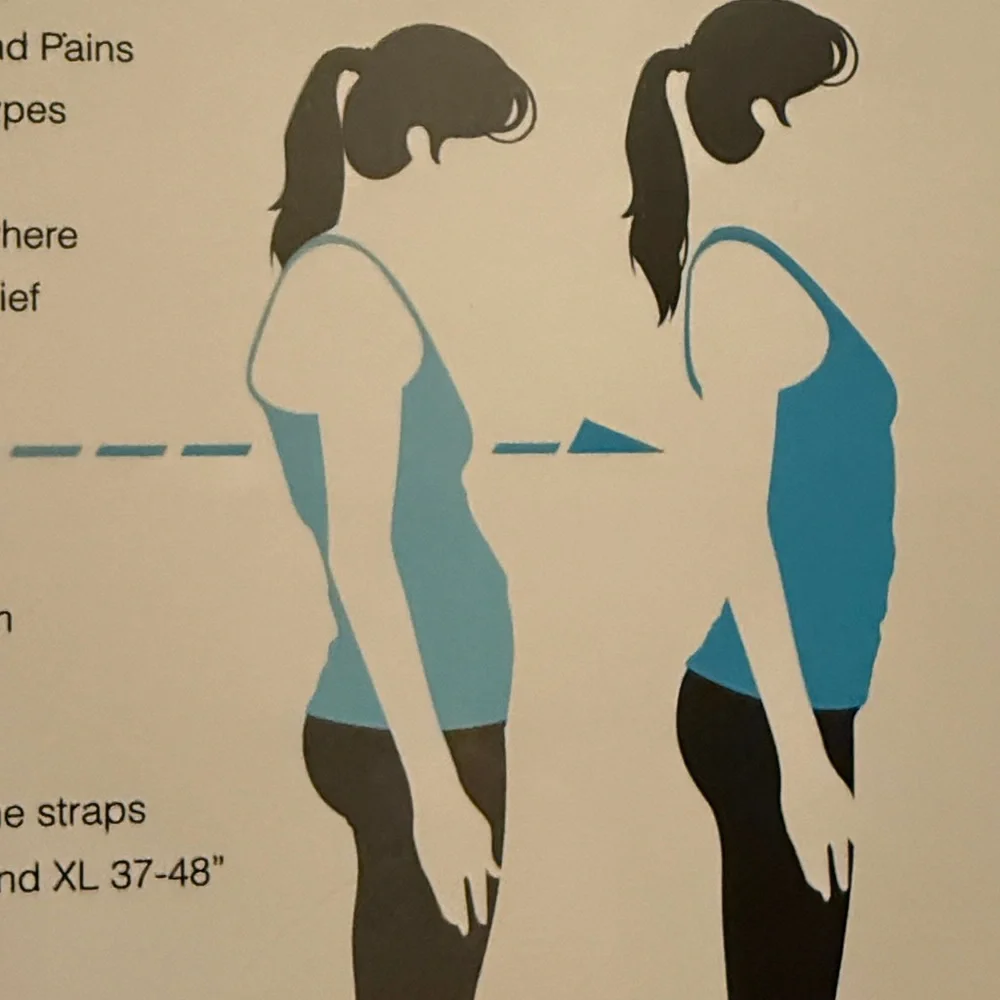 NWT Renuback Back Brace Corrects Your Posture Alleviates Aches & Pains New n Box